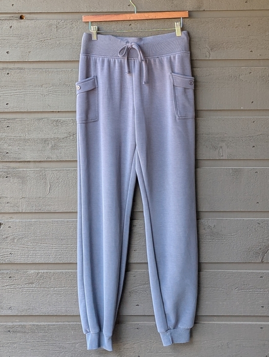 a new day Pants - a new day Slate Blue Elastic Waist Drawstring Joggers Women's Size Medium Pocket